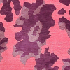 Geba Teppich "Retro" in pink mit violetten Blüten Design, aus Nepal, 100 Knoten, gefertigt aus 50% tibetischer Hochlandschafwolle und 50% chinesischer Seide - Produktbild - Geba Teppich