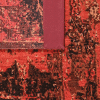 Geba Teppich "Donegal red" in rot, Anlehnung an einen klassischen Teppich mit Bordüre, aus Nepal, 100 Knoten, gefertigt aus pflanzlich gefärbter tibetischer Hochlandschafwolle - Produktbild - Geba Teppich
