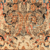 Geba Teppich "Polonaise" in beige Grundfarbe und bunten Akkzenten, Anlehnung an einen klassischen Teppich mit Bordüre, aus Nepal, 100 Knoten, gefertigt aus pflanzlich gefärbter tibetischer Hochlandschafwolle - Produktbild - Geba Teppich