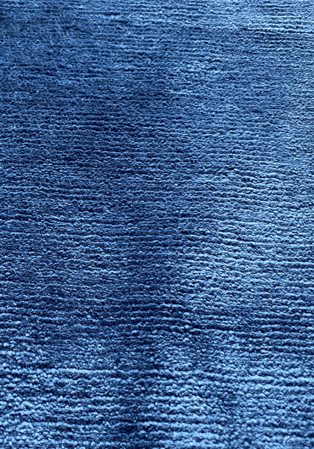 Ausschnitt eines Teppichmusters mit dem Material Soja Seide - Geba Teppich
