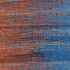 Kelim mit doppelten Verlauf nach außen, von rostbraun in der Mitte zu beige zu blau, aus Afghanistan, gefertigt aus Schafwolle - Produktbild - Geba Teppich