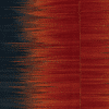 Kelim mit doppelten Verlauf nach außen, von rot in der Mitte zu orange zu dunkelblau, aus Afghanistan, gefertigt aus Schafwolle - Produktbild - Geba Teppich