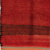 Roter Kurzflor Reham Teppich aus Marokko, ca. 80 Jahre alt, aus Schafwolle und Ziegenhaar - Produktbild - Geba Teppich